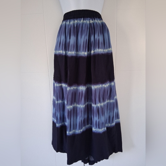 BeachLunchLounge/ Jeremie Midi Skirt In Colour Jakarta/ Tie-Dye/ Size US S - Picture 4 of 12